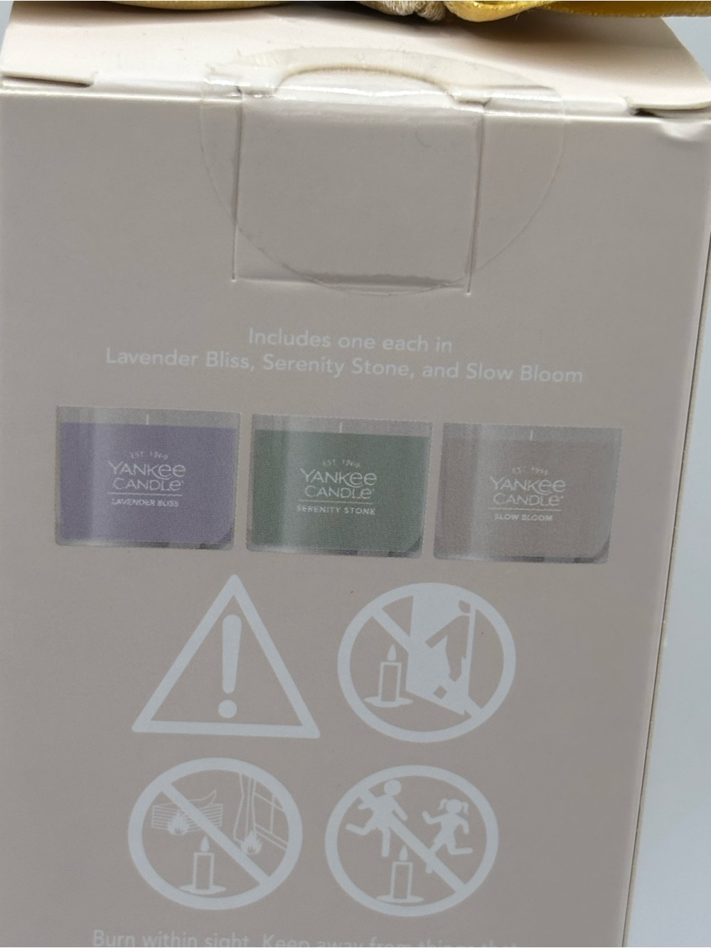 Yankee Candle 3 Piece Mini Candle Gift Set Lavender Bliss New - Picture 5 of 7